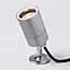 Litecraft Kenn Stainless Steel 1 Lamp Outdoor Spike Light