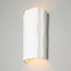 Litecraft Kilda White Paintable Medium Up and Down Wall Light
