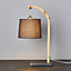 Litecraft Kobold Natural 1 Light Hanging Table Lamp