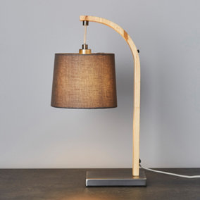 Litecraft Kobold Natural 1 Light Hanging Table Lamp