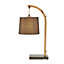 Litecraft Kobold Natural 1 Light Hanging Table Lamp