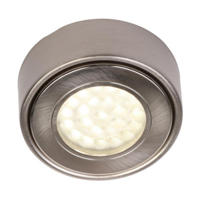 Litecraft Laghetto Satin Nickel Warm White Laghetto Kitchen LED Under Cabinet Light
