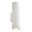 Litecraft Lomond White Paintable Up and Down Wall Light