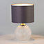 Litecraft Lupita Clear 1 Light Small Table Lamp