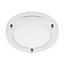Litecraft Mari Chrome 12w Small LED Flush Bathroom Ceiling Light