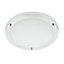Litecraft Mari Chrome 18w Large LED Flush Bathroom Ceiling Light