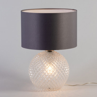 Litecraft Pina Clear Light Up Base Table Lamp