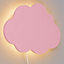 Litecraft Pink LED Cloud Glow Kids Wall Light