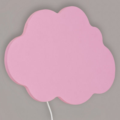Litecraft Pink LED Cloud Glow Kids Wall Light