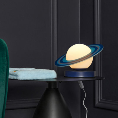 Litecraft Sammie Multicoloured Saturn LED Table Lamp