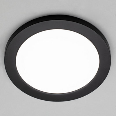 Litecraft Satin Black Magnetic Bezel For 18W Darly Bathroom Flush ...