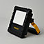 Litecraft Stanley Portable Rechargable Black 20 Watt LED IP54 Outdoor Work Light