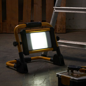 Litecraft Stanley Portable Rechargable Black 24 Watt LED IP65 Outdoor Work Light