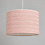 Litecraft Stripe Red Easy Fit Lamp Shade