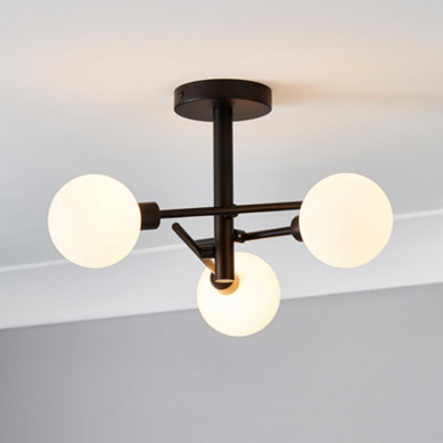 B&q black ceiling lights sales