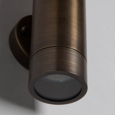 Litecraft Talon Bronze Up and Down Outdoor Wall Light