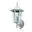 Litecraft Thera White 1 Lamp Traditional Outdoor Wall Light