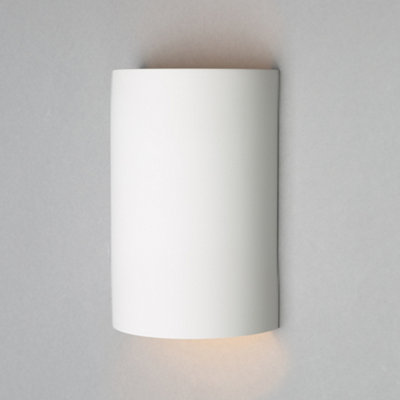 Litecraft Vane White Paintable Up and Down Wall Light | DIY at B&Q