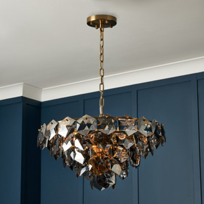 Litecraft Visconte Chianche Brass Chandelier