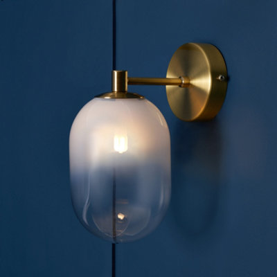 Litecraft Visconte Scala Brass Wall Light