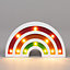 Litecraft White Rainbow Glow Kids LED Table Lamp
