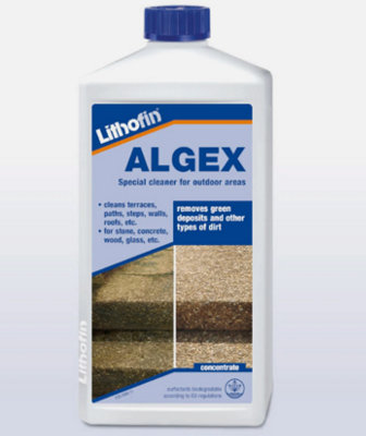 Lithofin ALGEX Special Cleaner For Outdoor Areas - 1 Ltr - Algea&Moss ...