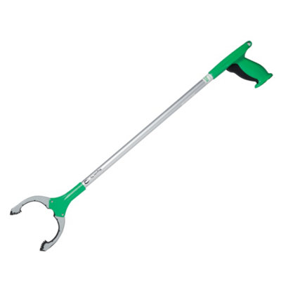 Litter Picker Trigger Grip - Rubbish Picker Grabber 90cm - Multi-Purpose Reacher Grabber Stick, Green by UNGER