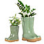 Little and Large Green Wellington Boot Plant Pots