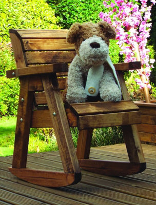 Childrens wooden deals rocker
