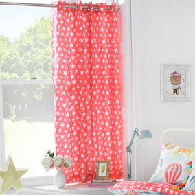 little furn. Vintage Circus Lined Eyelet Curtains, Multicolour