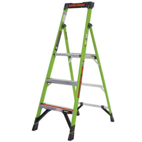 Little Giant 3 Tread MightyLite GRP Platform Step Ladder