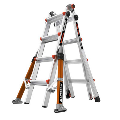 Little Giant 4 Rung Conquest All-Terrain Multi-purpose Ladder | DIY at B&Q