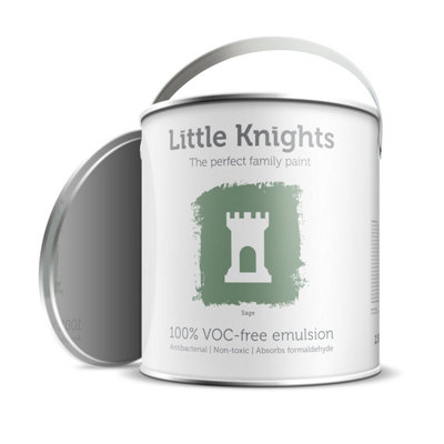 Little Knights Interior Emulsion Paint - Eggshell - Sage - 5 Litres