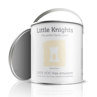 Little Knights Interior Emulsion Paint - Silk - Buttered Scone - 5 Litres