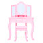 Little Lady Alessandra Medium Corner Play Vanity - L66 x W30 x H102 cm - Pink