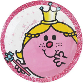 Little Miss Little Miss Princess Party Plates (Pack of 8) Multicoloured (One Size)