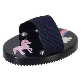 Little Rider Childrens/Kids Little Unicorn Curry Comb Navy/Pink (One Size)