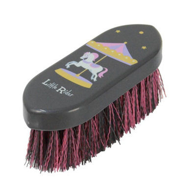 Little Rider Merry Go Round Horse Dandy Brush Grey/Pink (14cm x 5cm) Price Comparisons | Compare The Build