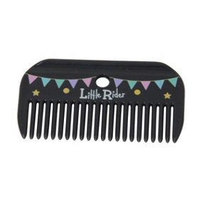 Little Rider Merry Go Round Horse Mane and Tail Comb Grey/Pink (9.5cm x 5.3cm)