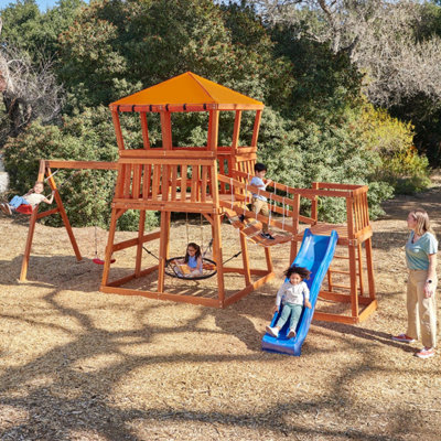 Little tikes playset with swing online