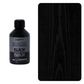 Littlefair's - Indoor & Outdoor Wood Stain - Black Black - 250ml