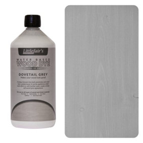 Littlefair's - Indoor & Outdoor Wood Stain - Dovetail Grey - 1 LTR