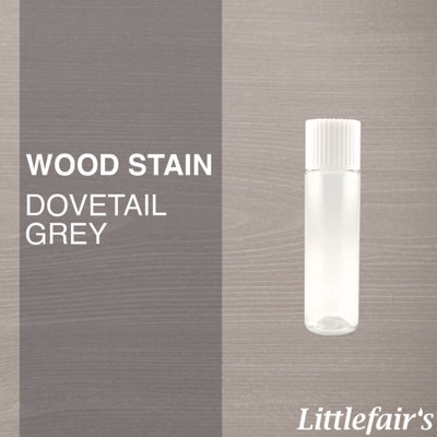 Littlefair's - Indoor & Outdoor Wood Stain - Dovetail Grey - 15ml Tester Pot