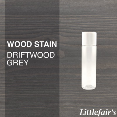 Littlefair's - Indoor & Outdoor Wood Stain - Driftwood Grey - 15ml Tester Pot