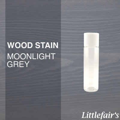 Littlefair's - Indoor & Outdoor Wood Stain - Moonlight Grey - 15ml Tester Pot