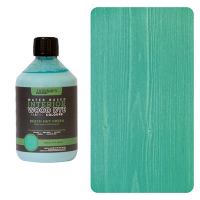 Littlefair's - Indoor Wood Stain - Beach Hut Green - 500ml