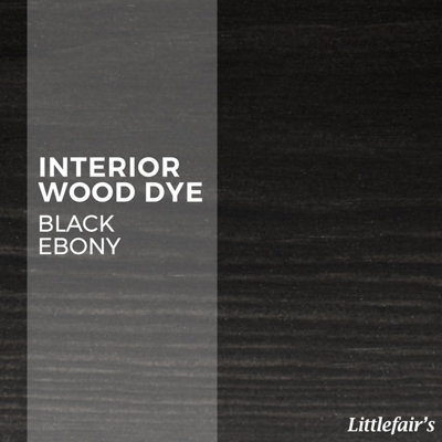 Littlefair's - Indoor Wood Stain - Black Ebony - 1 LTR