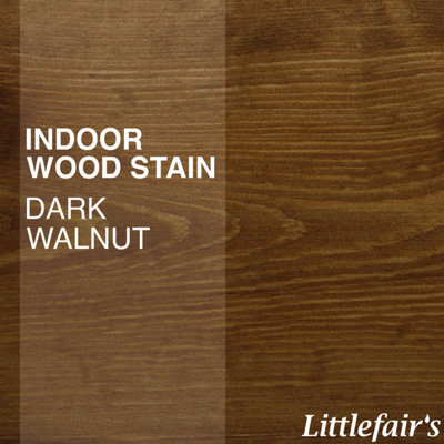 Littlefair's - Indoor Wood Stain - Dark Walnut - 2.5 LTR