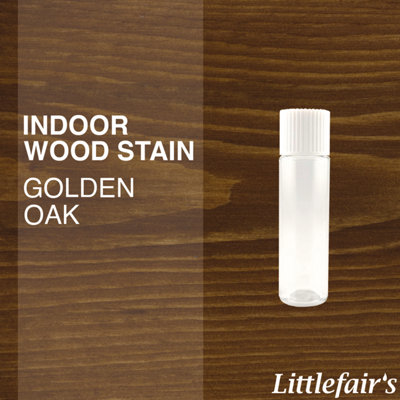 Littlefair's - Indoor Wood Stain - Golden Oak - 15ml Tester Pot