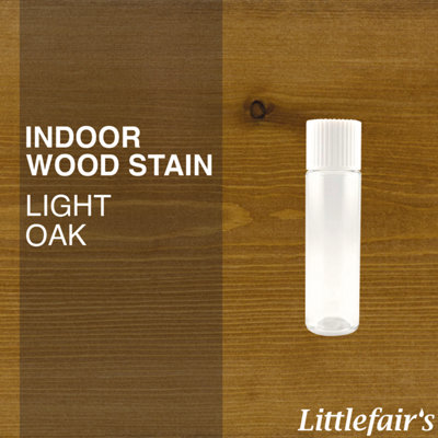 Littlefair's - Indoor Wood Stain - Light Oak - 15ml Tester Pot